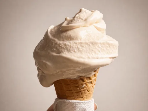 Gelato cremoso feito em casa pela aluna